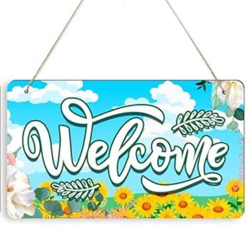 Hanging Door Sign