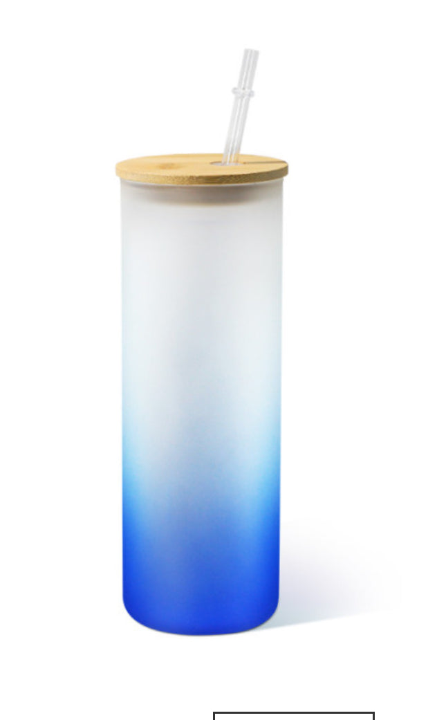 Custom Frosted Glass Tumbler