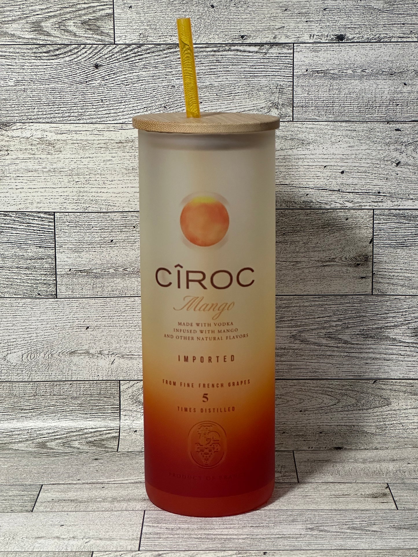 Custom Frosted Glass Tumbler