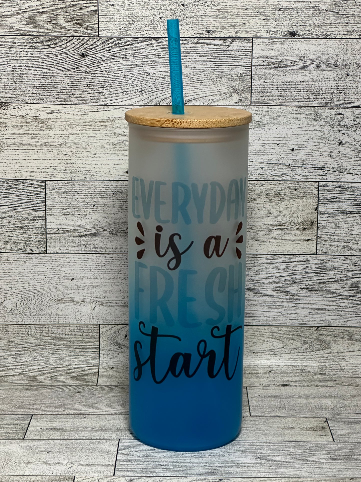 Custom Frosted Glass Tumbler