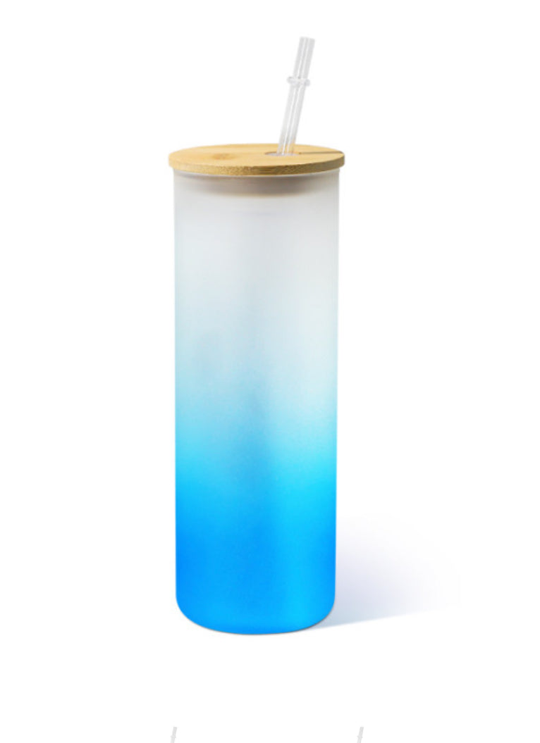 Custom Frosted Glass Tumbler