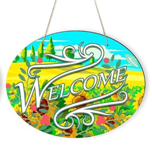 Hanging Door Sign