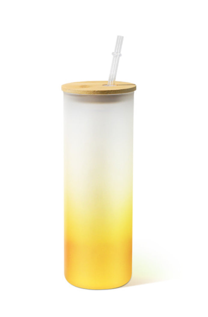 Custom Frosted Glass Tumbler